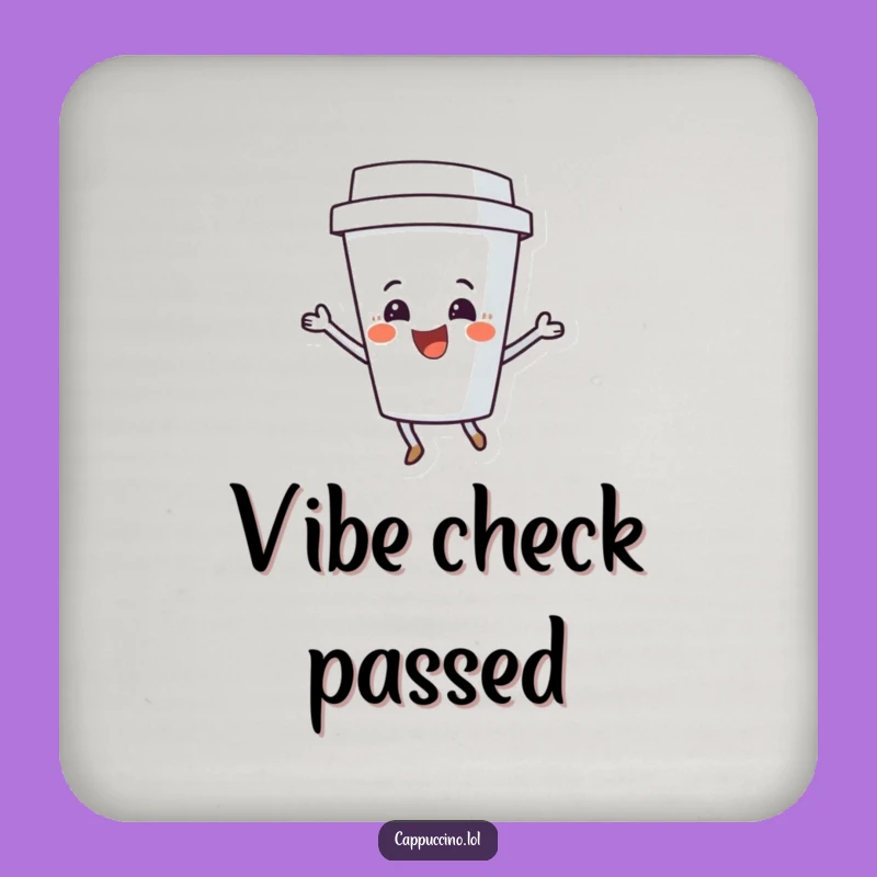 Funny Coffee Cup Shimmy Coaster: Protect Your Surfaces with Delight, Set of Funny Gifts!