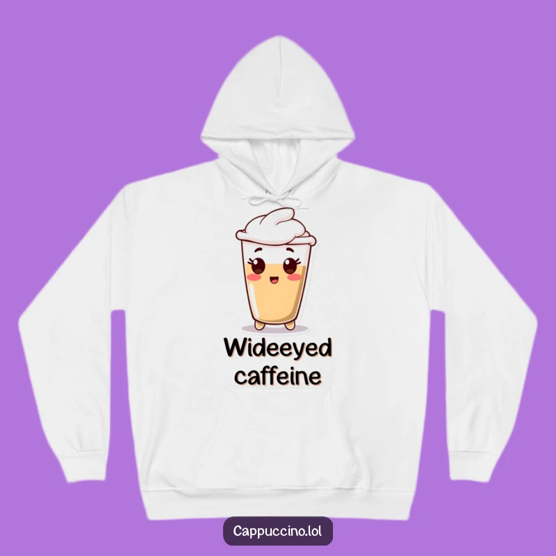 Funny Espresso Surprise Hoodie: Cozy Happy Character Sweatshirt, Great Funny Gift!