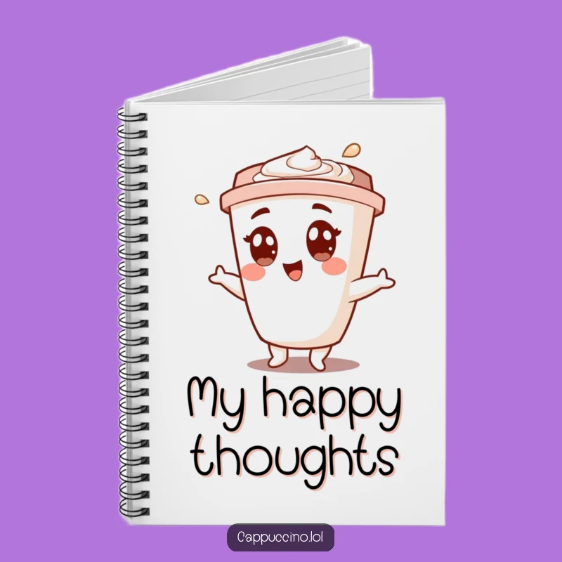 Funny Cappuccino Cup Dance Journal - Creative & Hilarious Note-Taking Gift
