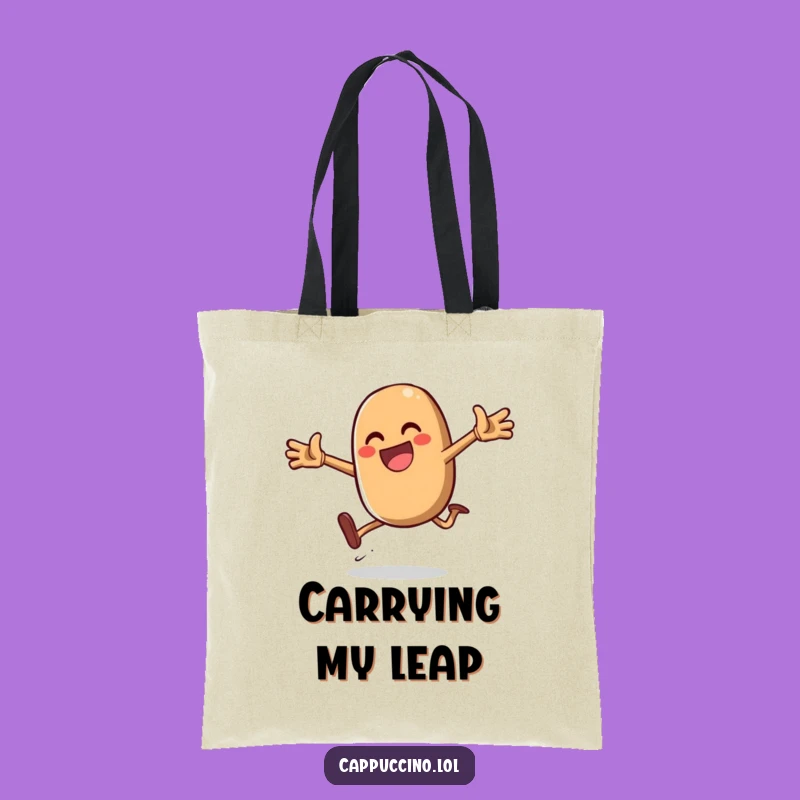 Funny Daring Jump Bean Tote Bag: Carry Your Energy, Adventurous Accessory, Perfect Funny Gift!