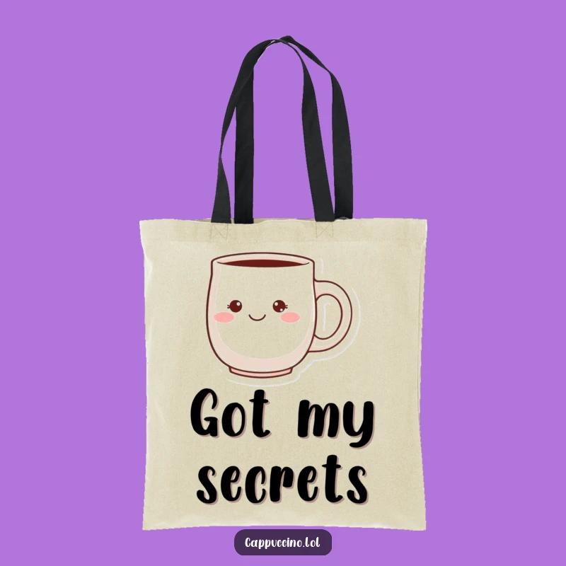 Funny Cheeky Grin Tote Bag: Carry Your Charm, Playful Accessory, Perfect Funny Gift!